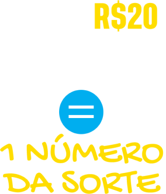 A cada R$ 20 em compras na Sol e Neve = 1 número da sorte